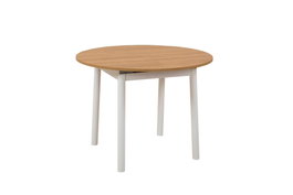 Hanah Home Oliver Mesa de Comedor Extensible Roble y Blanco